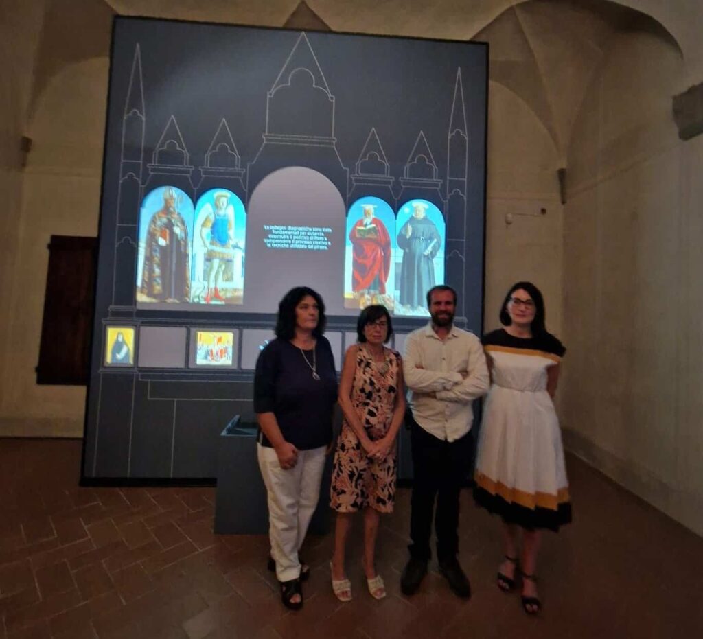Il polittico Agostiniano di Piero della Francesca torna a Sansepolcro Il polittico Agostiniano di Piero della Francesca
