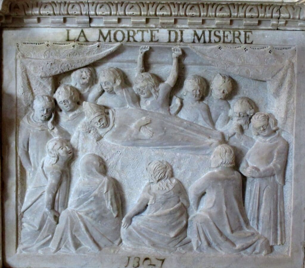 La morte del vescovo Tarlati