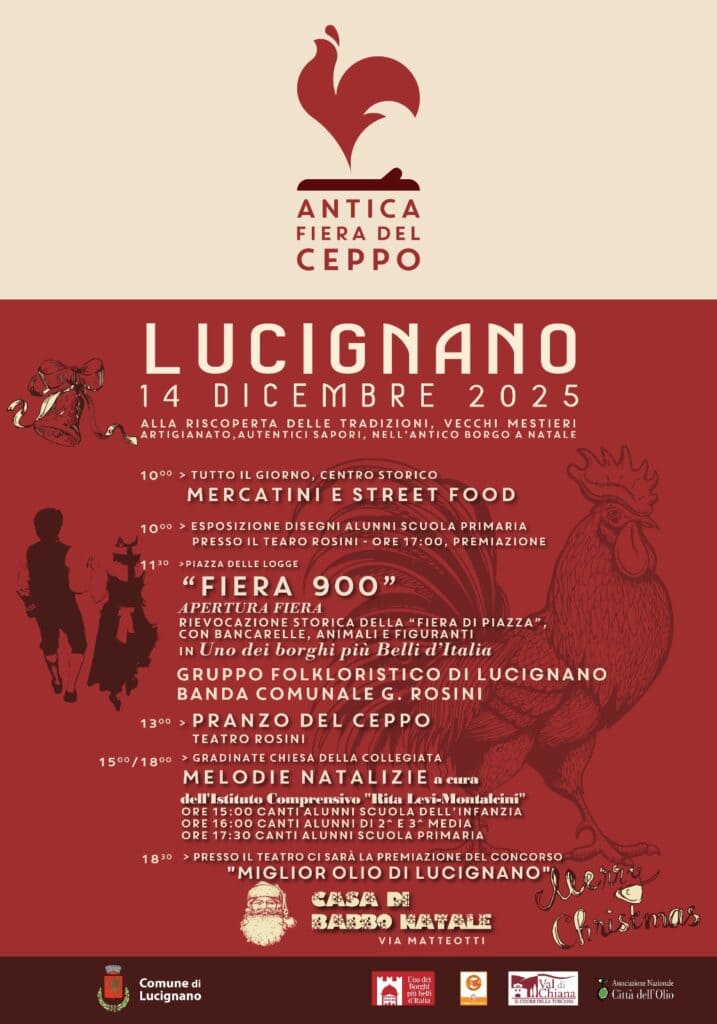 Lucignano accende la magia del Natale con l’Antica Fiera del Ceppo