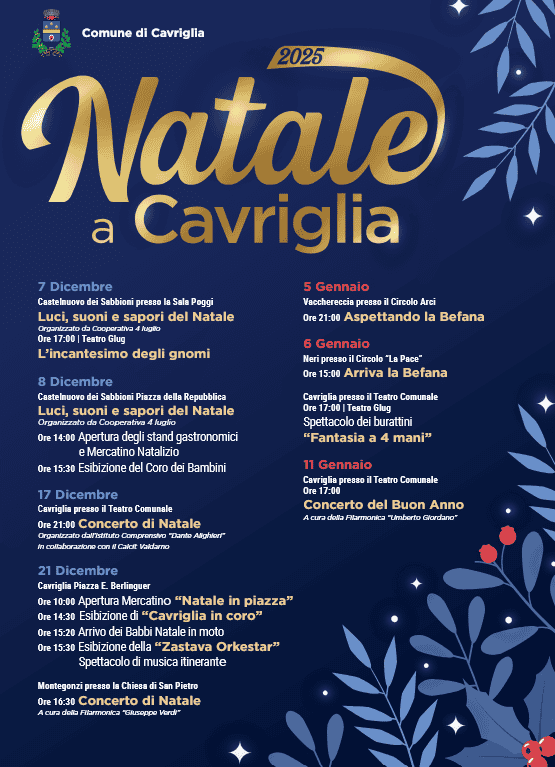 Locandina Natale a Cavriglia