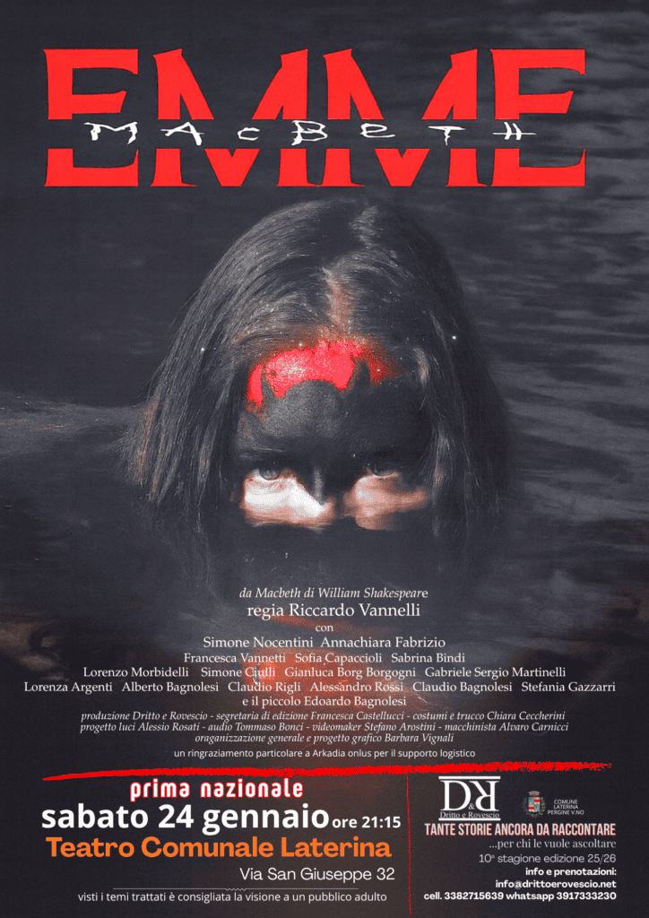 Al Teatro Comunale di Laterina EMME di Macbeth