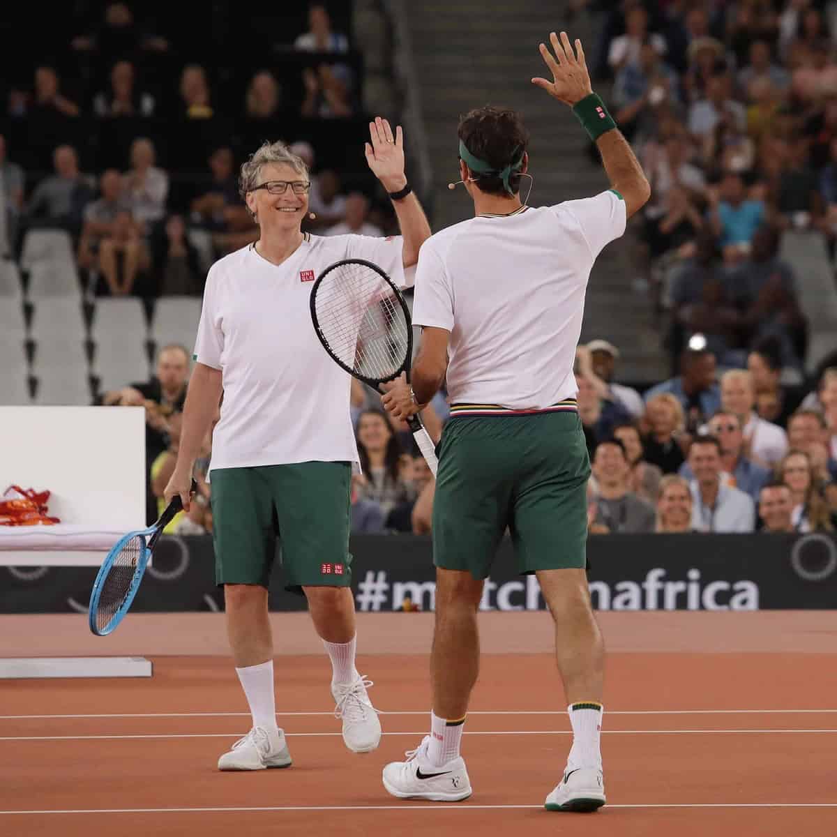 Rafael Nadal e Bill Gates