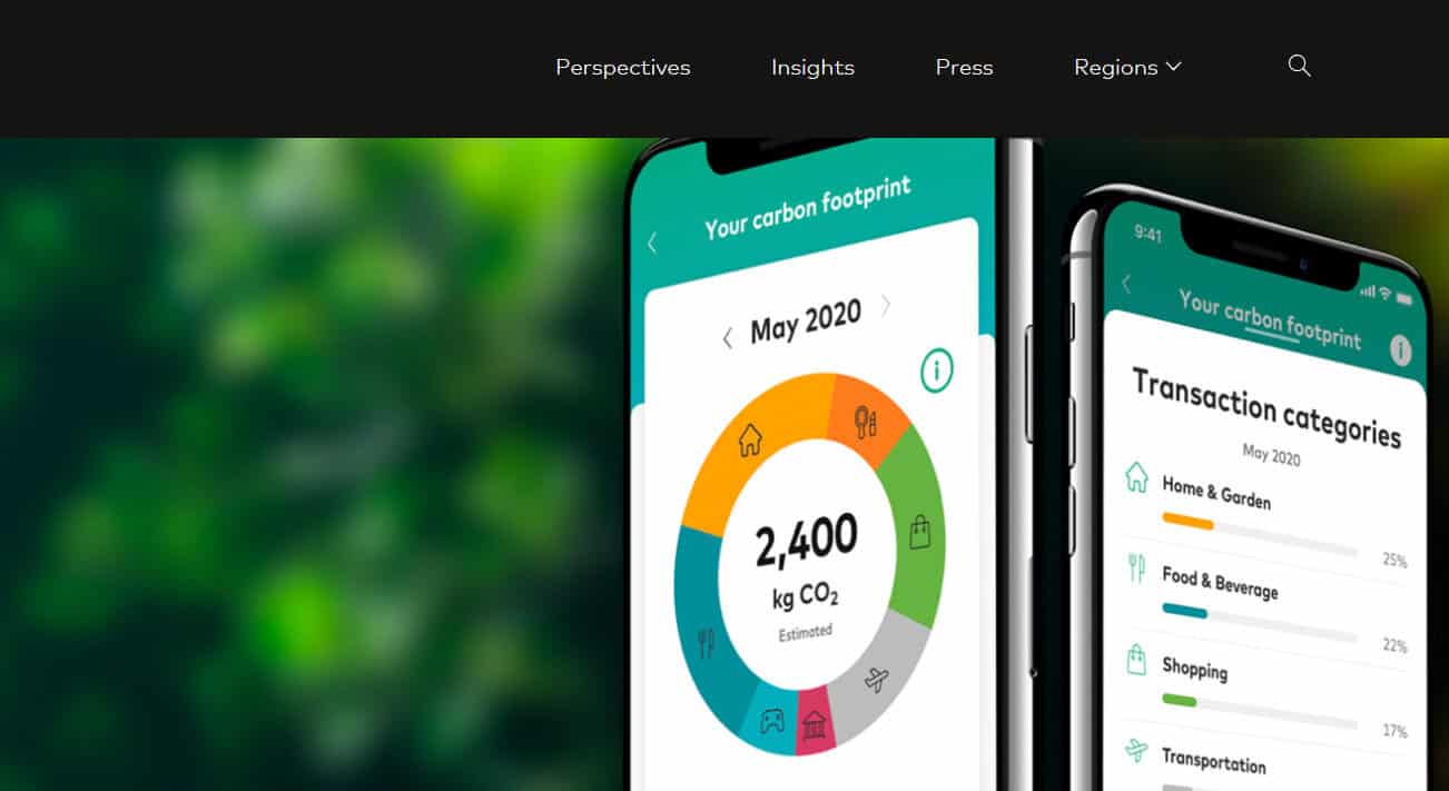 Carbon calculator Mastercard