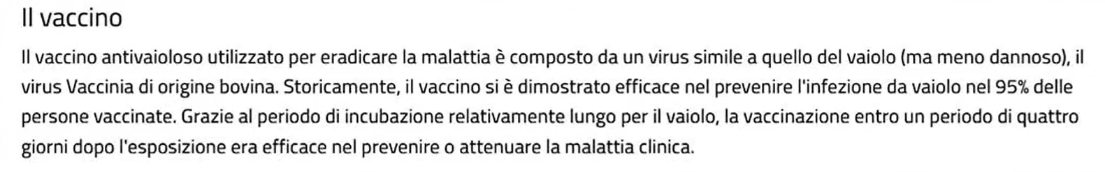 Descrizione del vaccino dal 26 maggio 2022