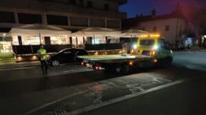 Grosso incidente in via Romana arezzo rilievi