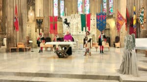 Il trofeo riconsegnato alla Rappresentativa Comunale