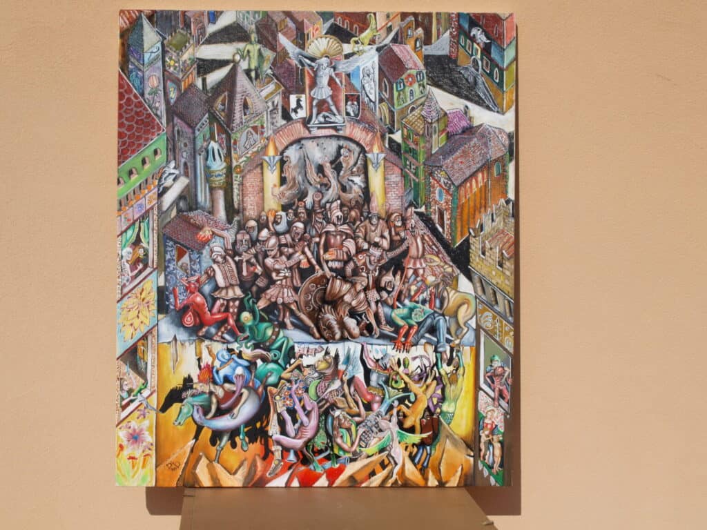 “La porta dell’angelo. cacciata dei diavoli di Arezzo”