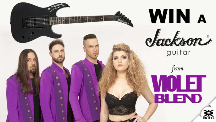 Vinci una chitarra Jackson JS11 Dinky autografata dalla band fiorentina Violet Blend