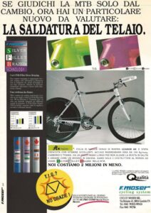 Saldatura deltelaio di una bicicletta