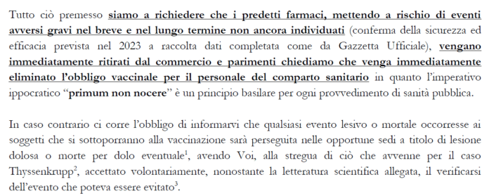 Vaccini Covid-19? Primum non nocere