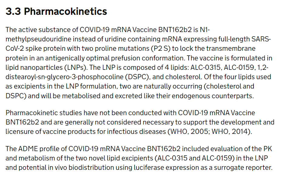farmacocinetica mrna vaccini