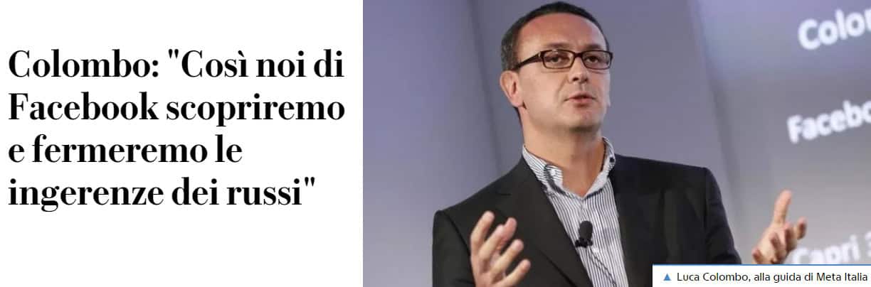 Luca Colombo Facebook Italia