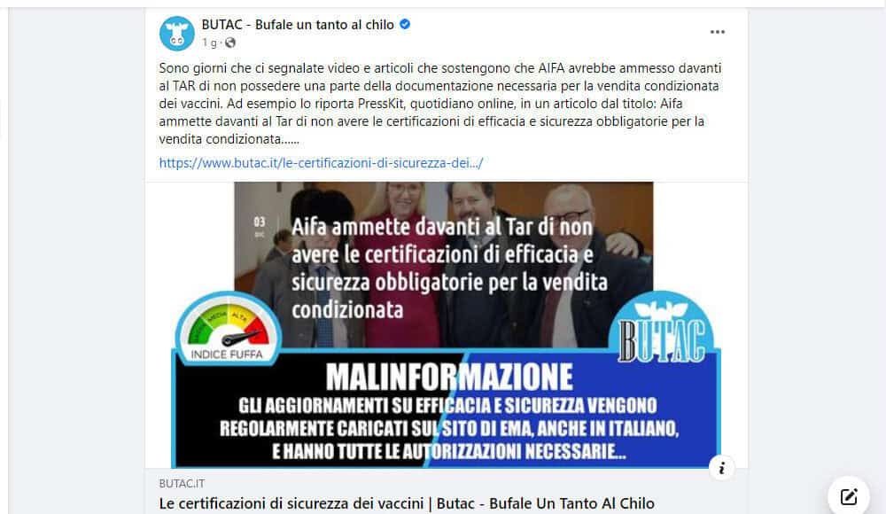 Butac bufale un tanto al Kilo