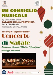 Concerto Natale Scuola Cesalpino locandina