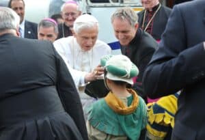 Papa Benedetto XVI al prato di Arezzo