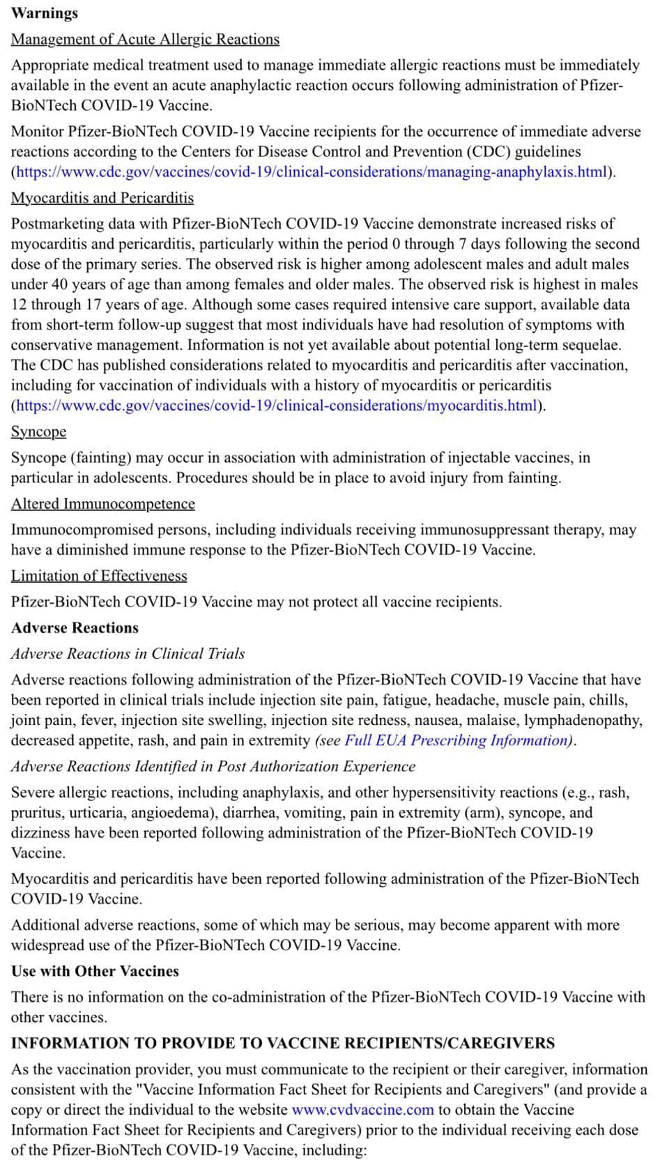 Pfizer's confidential documents Pfizer's confidential documents