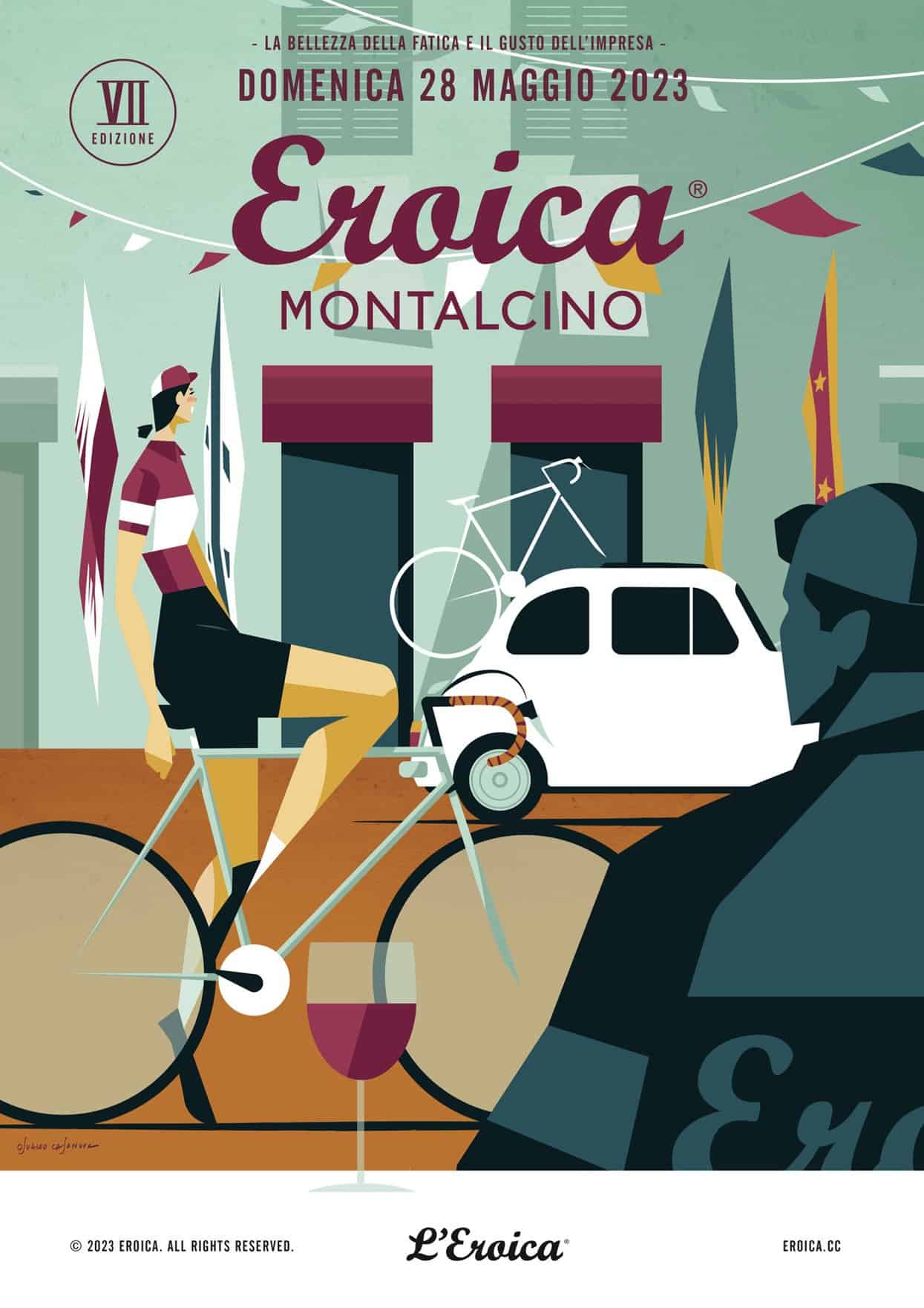 Domenica 28 maggio 2023 si corre Eroica Montalcino