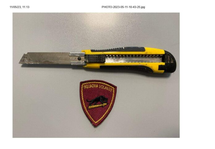 Taglierino Polizia di Stato Arezzo 2023