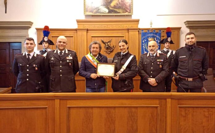 Giorgia Palumbo carabiniera trasferita