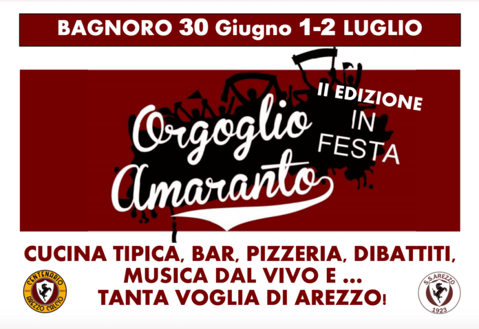 Orgoglio amaranto festa 2023