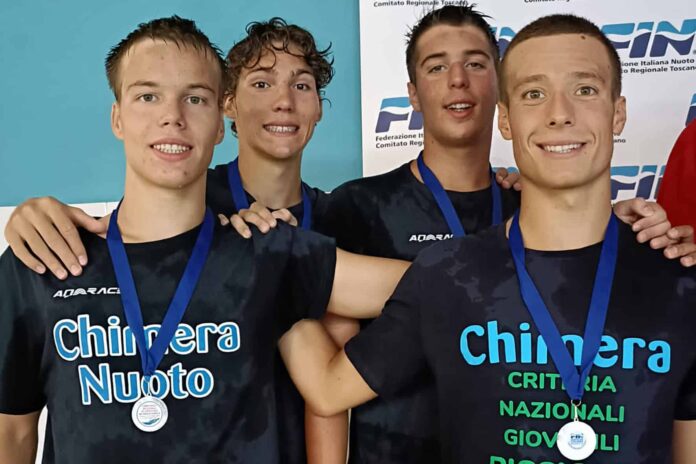 Chimera Nuoto - Staffetta Maschile, Campionato Regionale Giovanile 2023 (1)
