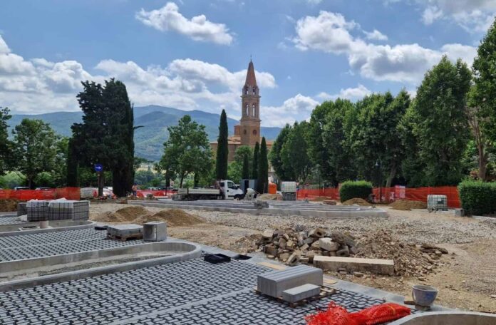 cantiere pini Castiglion Fiorentino