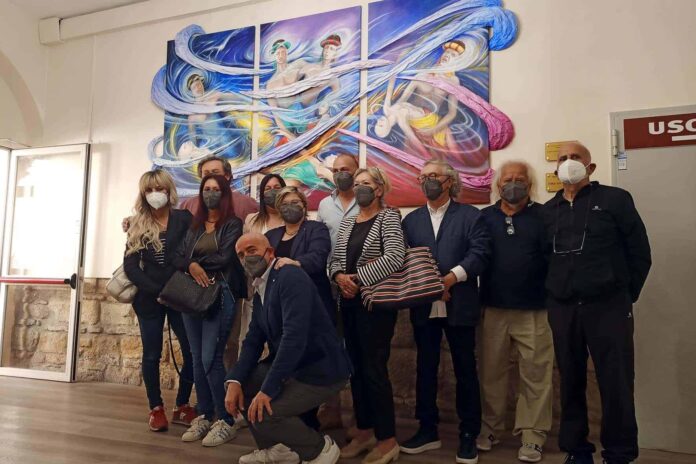 Casa Riposo Fossombroni - Inaugurazione opera d'arte (1)