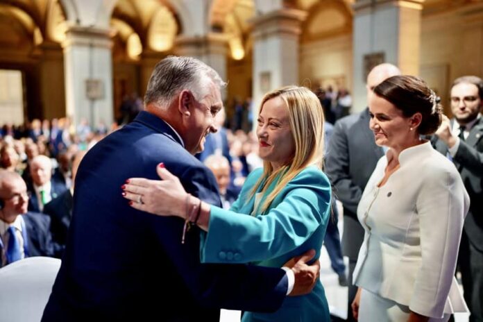 Girgia Meloni-orban