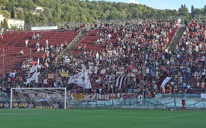 SS Arezzo calcio stadio settembre 2023