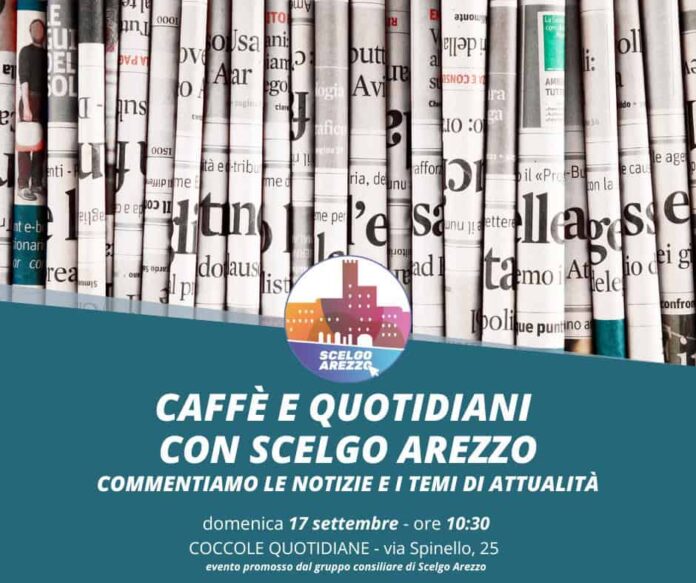 caffè e quotidiani scelgo arezzo