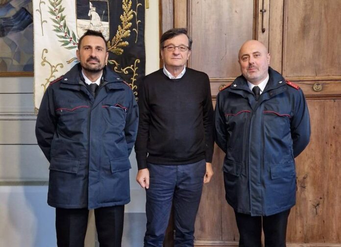 Comandante in visita dal Sindaco