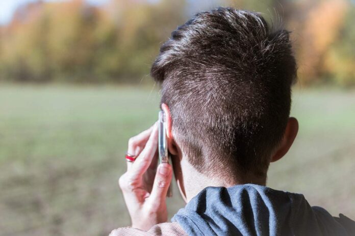 Donna telefono