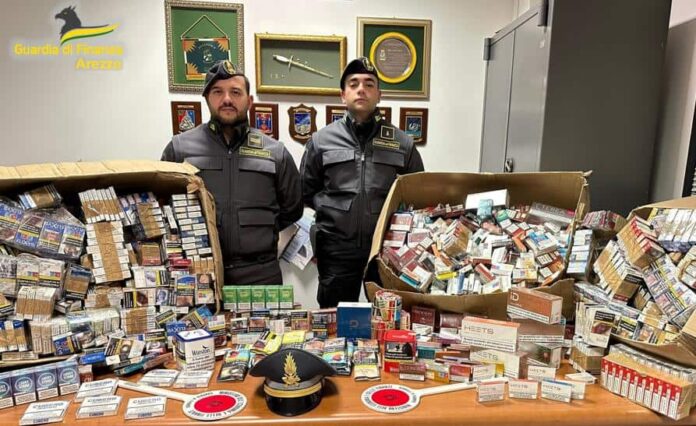 Guardia di Finanza sequestro tabacchi