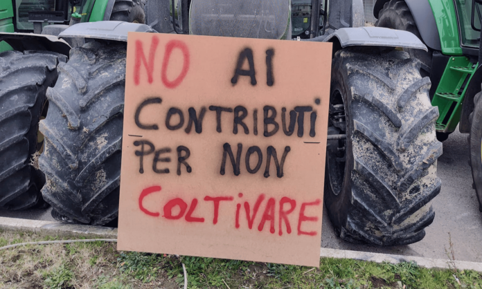 Agricoltori protesta Italia