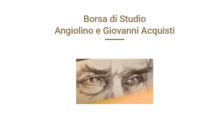 Borsa di Studio “Angiolino e Giovanni Acquisti”
