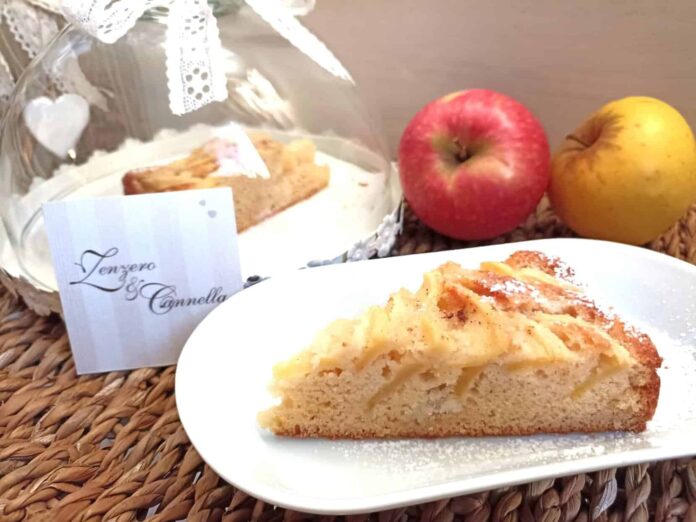Torta sofficissima di mele con farina di risao (gluten free)