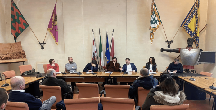 Conferenza stampa fine 2023 Pd Arezzo 2020 M5s