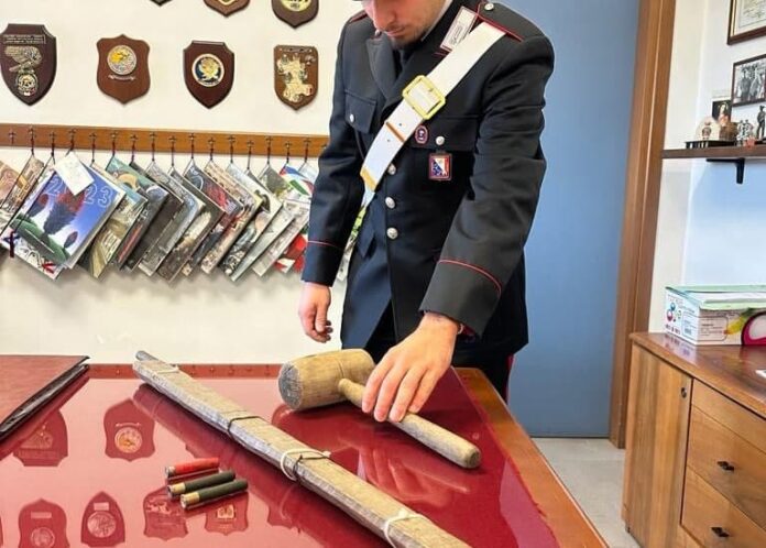 Carabinieri-sequestro armi
