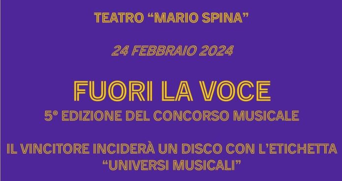 locandina Fuori la voce