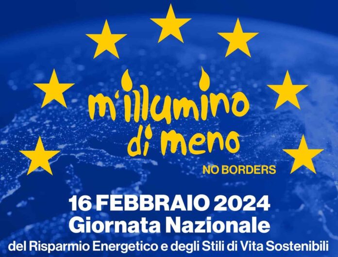 m'illumino di meno 2024 - italiano