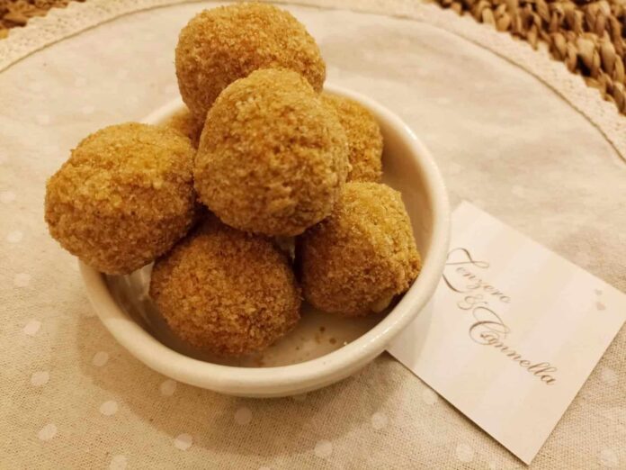 Crocchette di ceci con cuore di formaggio