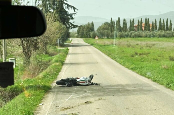 Incidente mortale moto Civitella Tegoleto