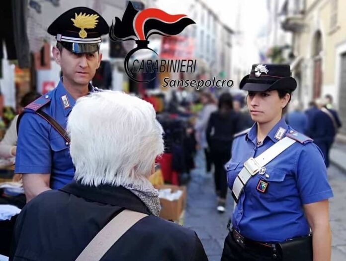 TRUFFA FINTI CARABINIERI SANSEPOLCRO