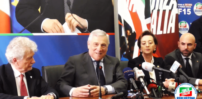 Tajani Forza Italia Ghinelli europee 2024
