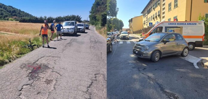Incidenti San Zeno e Via Curtatone Arezzo