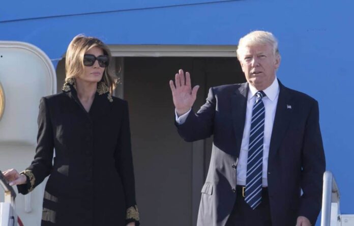 L'ARRIVO A ROMA DI DONALD TRUMP
