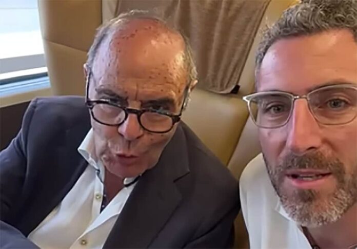 Bruno Vespa e Matteo Gracis