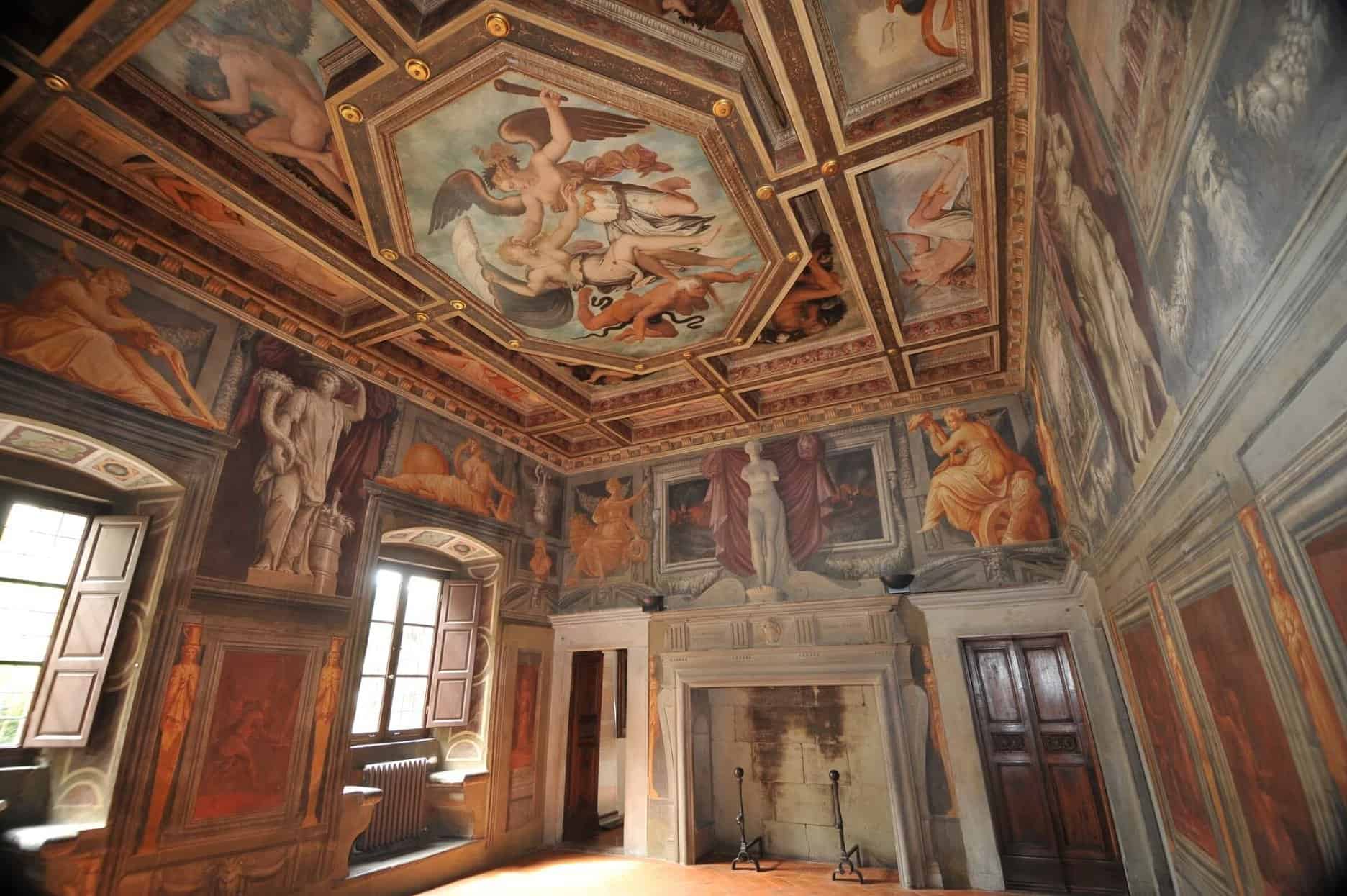 Arezzo, Museo di Casa Vasari, Sala del trionfo della Virtù © MiC-Direzione regionale Musei nazionali della Toscana
