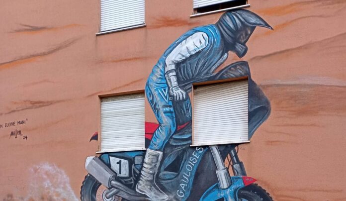 Murales Fabrizio Meoni