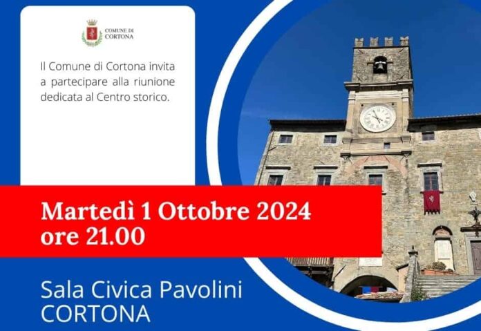 incontro centro storico Cortona